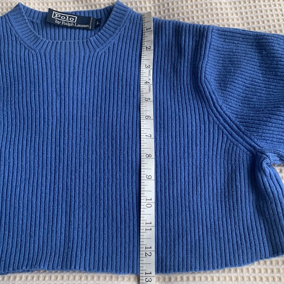 Ralph Lauren crop cotton sweater size M/L - Picture 3 of 9